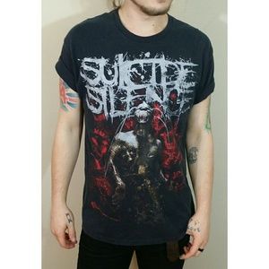 Suicide Silence Time to Bleed tour band tee shirt